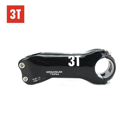 3T ERGOSUM TEAM T1000 Carbon MTB Bicycle Stem 6 17 Degree 31 8MM Carbon