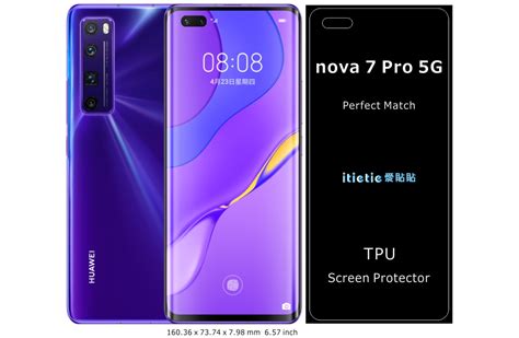 Huawei nova 7 Pro Tempered Glass Perfect Match-Best Screen Protector For nova 7 Pro