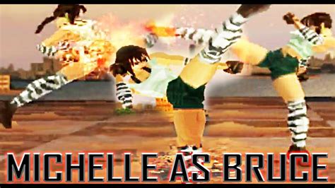 Tas Michelle With Bruces Moves Gameplay Tekken 2 Arcade Version