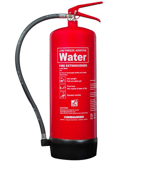 Commander Ltr Water Pre Filled Low Freeze Additive Fire Extinguisher