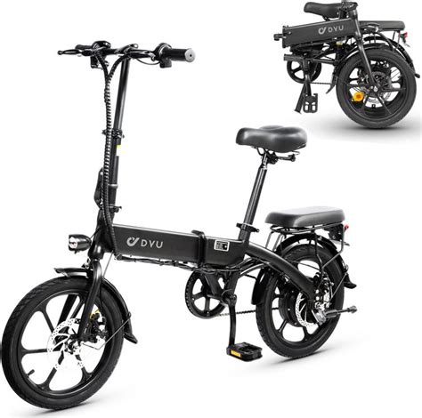 DYU Folding Electric Bike For Adults Teens