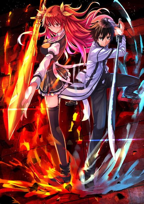 HD wallpaper: anime, Rakudai Kishi No Cavalry, Stella Vermillion ...