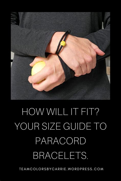 How Will It Fit Your Guide To Paracord Bracelet Sizing Team Colors By Carrie