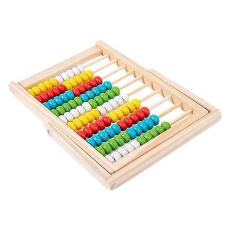 Abacus Toy Number Learning Montessori Stem Math Matiques Abacus Add