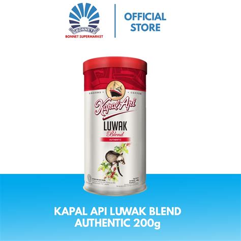 Jual Kapal Api Luwak Blend Coffee 200 Gram 8991002105867 Shopee Indonesia