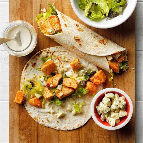 Spicy Buffalo Chicken Wraps Recipe How To Make It Taste Of Home