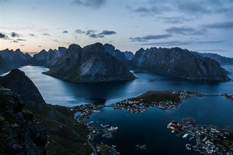 Reine At Lofoten Islands At Sunset 5k Wallpaper,HD Nature Wallpapers,4k ...