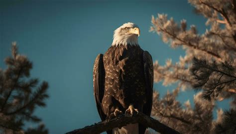 Perched Eagle Stock Photos, Images and Backgrounds for Free Download