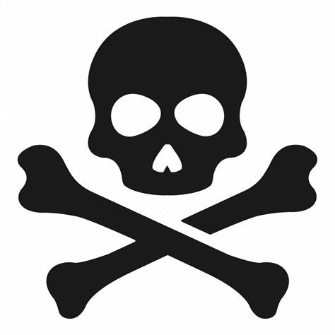 Bones Danger Skull Icon Download On Iconfinder