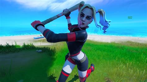 New Rebirth Harley Quinn Skin Gameplay In Fortnite Youtube