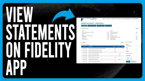 How To View Statements On Fidelity App Fidelity Statements Guide To