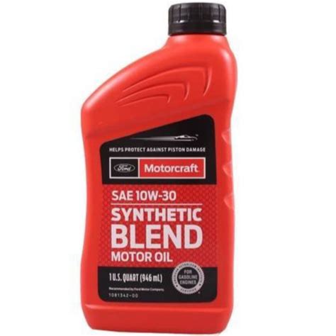 (10W-30) Motorcraft - Engine Oil Synthetic Blend 10W-30