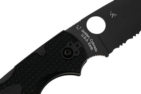 Spyderco Native Chief Lightweight Black C244PSBBK Partly Serrated