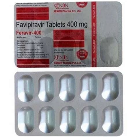 Feravir 400 Feravir Favipiravir 400 Mg Tablets 10x10 Treatment Covid