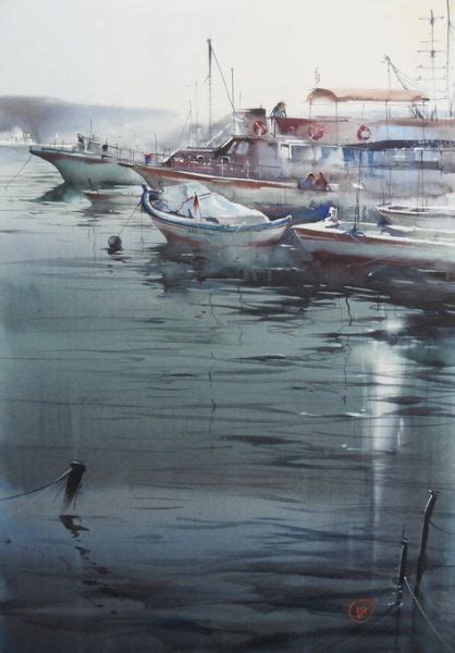 Ilya Ibryaev Kontrazhur Watercolor Water Watercolor Landscape