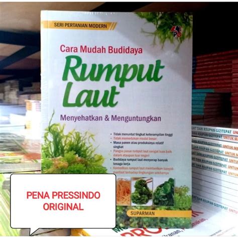 Jual BUKU CARA MUDAH BUDIDAYA RUMPUT LAUT MENYEHATKAN DAN MENGUNTUNGKAN