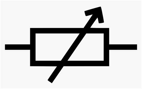 Variable Resistor - Variable Resistor All Symbol, HD Png Download ...