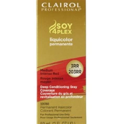 Miss Clairol Professional Liquicolor 203 Intense Red Hair Color 2 Oz ...