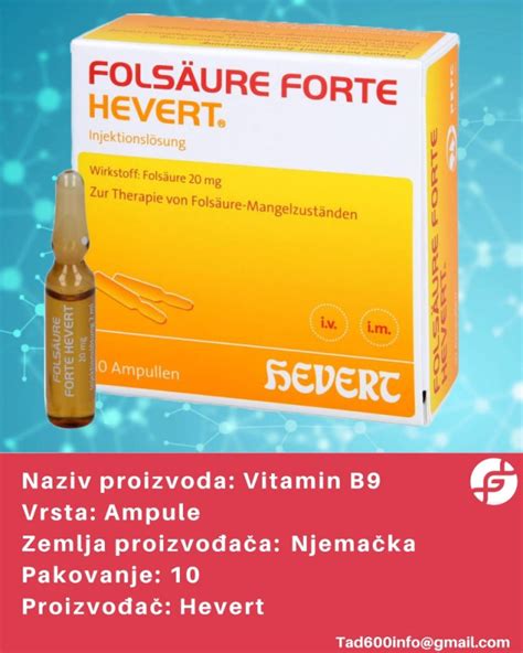 Vitamin B Ampule Folna Kiselina Vitaminske Infuzije Ostalo Olx Ba