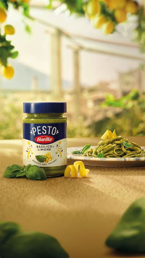 Barilla Pr Sente Son Nouveau Pesto Basilico E Limone Wiamedia