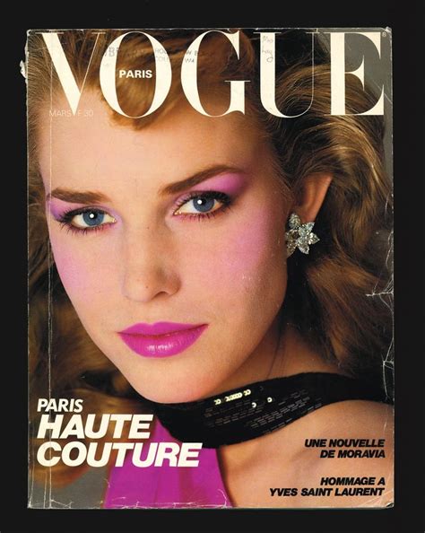 Vogue Paris No 624 March 1982 Original Vintage Fashion Magazine Annette