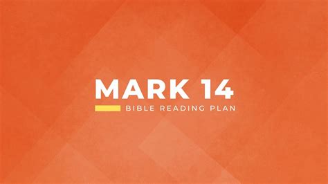 Mark 14 Youtube