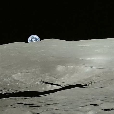 Earth rising over the Moon captured by Japanese lunar orbiter ...