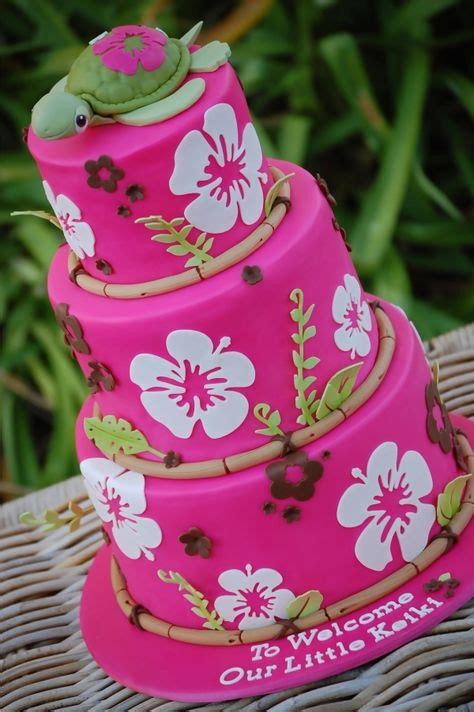 17 Hawaiian Theme Cakes Ideas Hawaiian Theme Cakes Luau Cakes Themed Cakes