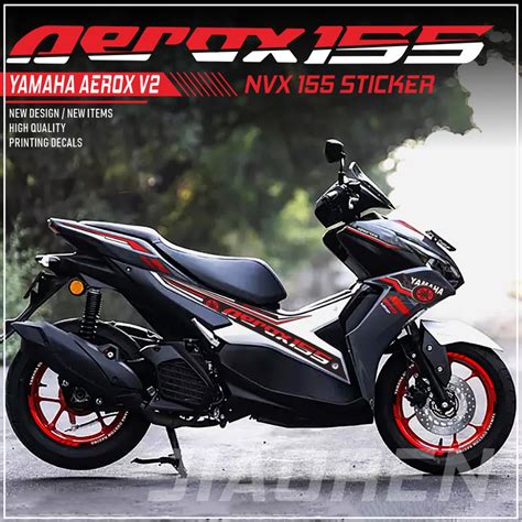 Striping Yamaha Nvx Aerox V Connected Sticker Decal Motorcycle