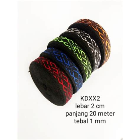 Jual Bisban Tali Webbing Wajik Ukuran Cm Rol Panjang Meter