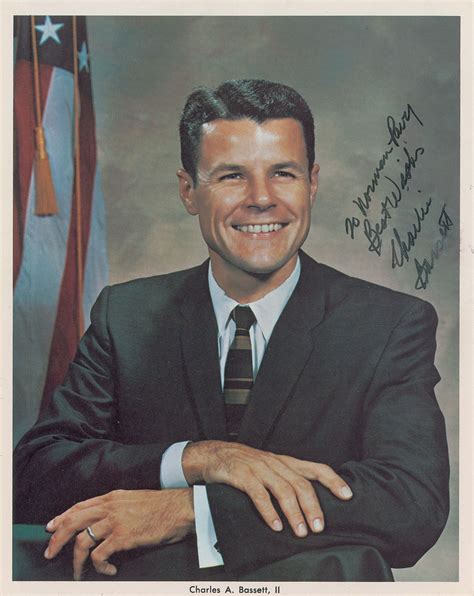 Gemini 9 Charles Bassett Signed Photograph Sold For 1 257 RR Auction