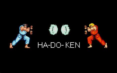 Street Fighter Ha-do-ken Ken and Ryu illustration Street Fighter retro ...