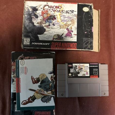 Chrono Trigger Super Nintendo Snes Cib Complete Tested Box Manual And