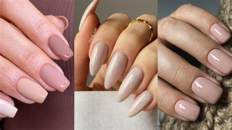 9 ideas naturales y sutiles de uñas nude que combinarán con todos tus