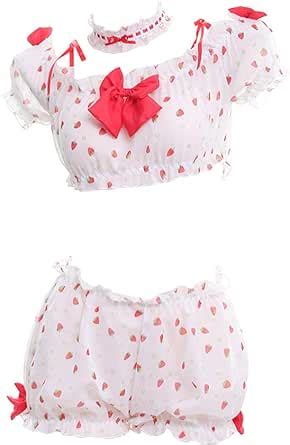 Amazon Yomorio Lolita Kawaii Strawberry Lingerie Anime Cute Cat