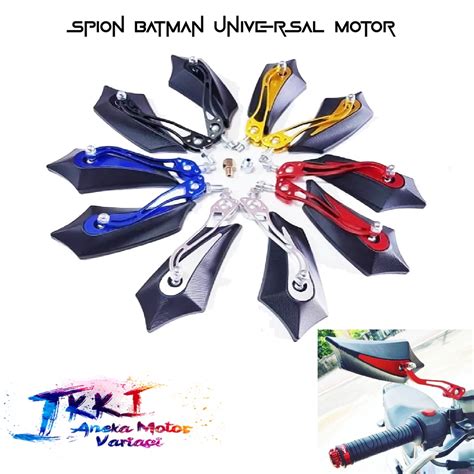 Jual Spion Model Batman Universal Semua Jenis Motor Bisa COD Shopee