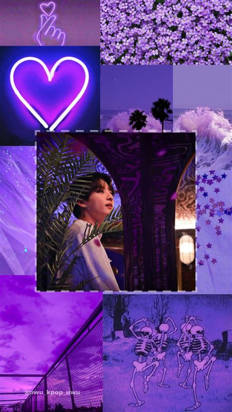 #wallpaper #aesthetic #bts #jungkook #purple #freetoedit | Iphone ...