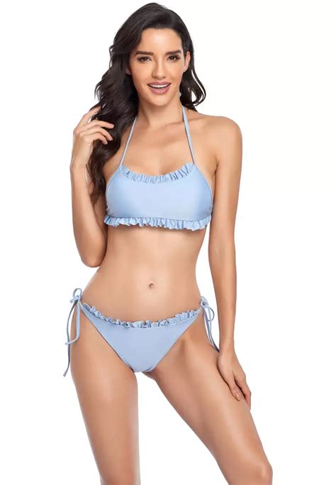 Buy Its Me Pcs Sexy Solid Bikini Swimsuit Online Zalora