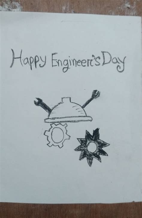 Happy Engineers Day Drawing Happy Engineer S Day Engineers Day Drawings