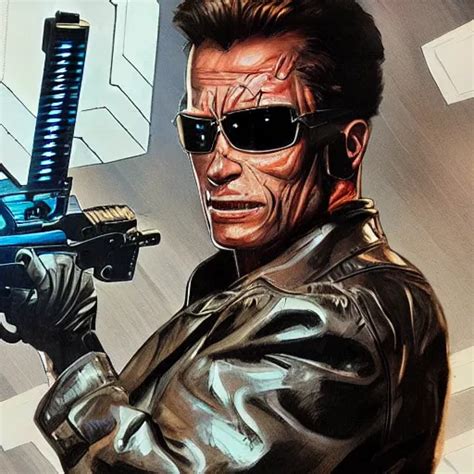 The Terminator Model Walks Into Club Tech Noir Stable