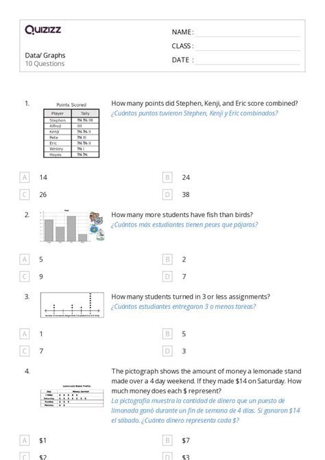 Cantidad De Comparaci N Hojas De Trabajo Para Grado En Quizizz