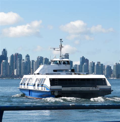 Seabus From Vancouver To North Vancouver British Columbia Canada