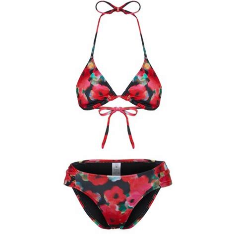 Trendyol Floral Patterned Triangle Bikini Set Eponuda