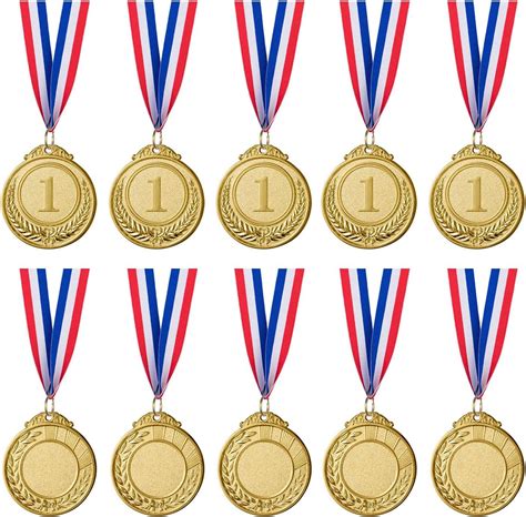 12-Piece Gold Award Medals for Sports Competitions and Events - 2 Inches