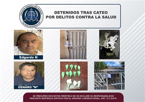 Decomisa FGE Droga Y Detiene A Dos Sujetos Durante Cateos