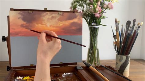 Sunset Painting Tutorial: Step By Step