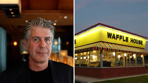 Anthony Bourdain Eats Waffle House For The First Time Loves It