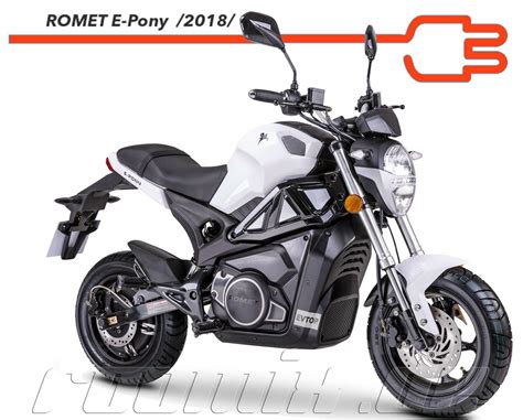 ROMET ELEKTRO PONY 45 Km H Naked Bike 2018 Mofa Motorrad Elektro