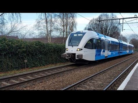 Arrival Arriva Blauwnet Gtw As Rs Towards Zutphen At Station Hengelo