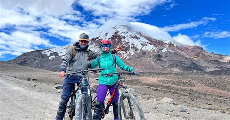 From Baños Chimborazo Volcan Biking and hiking tour lunch GetYourGuide